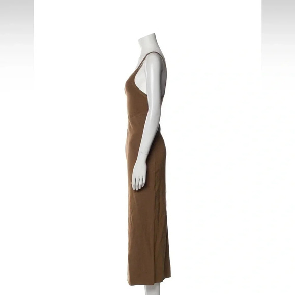 House of Harlow 1960 Ribbed One Shoulder Midi Dress Size Large - Picture 5 of 6